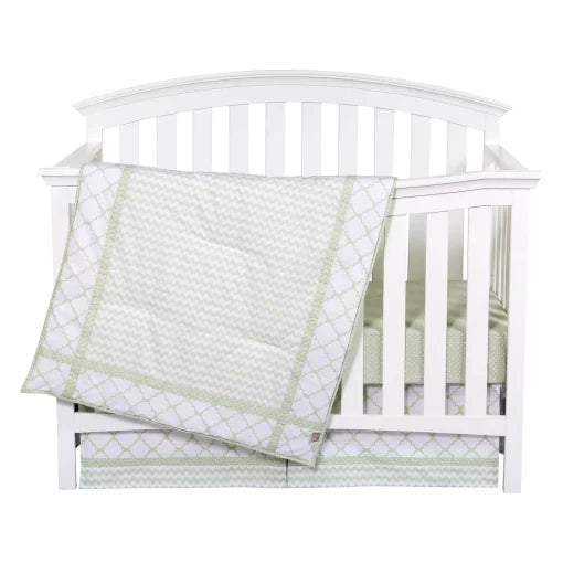 Trend Lab Sea Foam 3 Piece Crib Bedding Set
