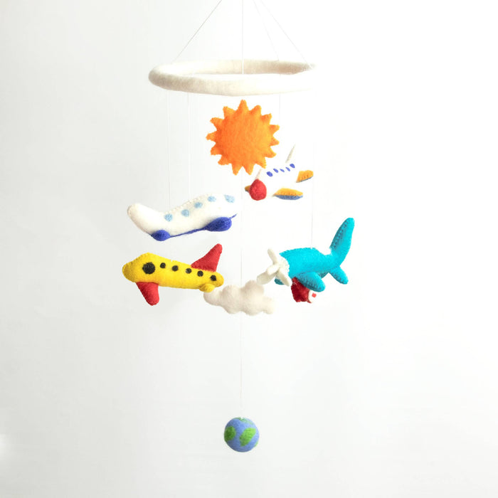 Baby Mobile - Airplane - Nursery Decor