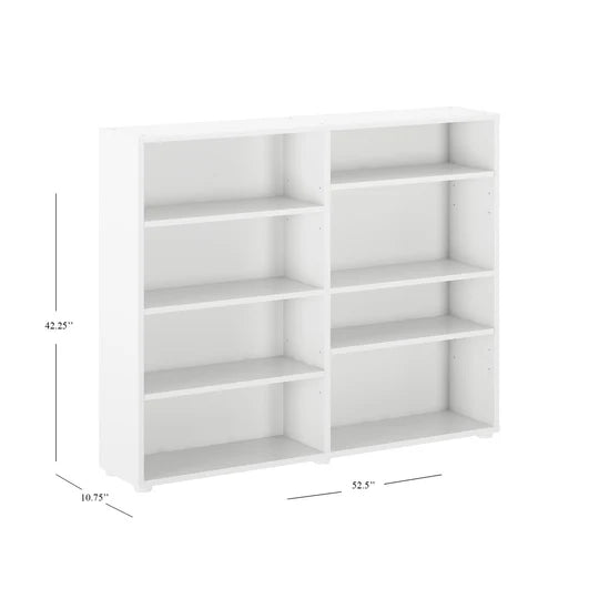 Maxtrix Double Mid 8 Shelf Bookcase