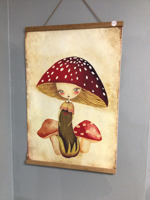 Mushroom Girl Wall Hanging