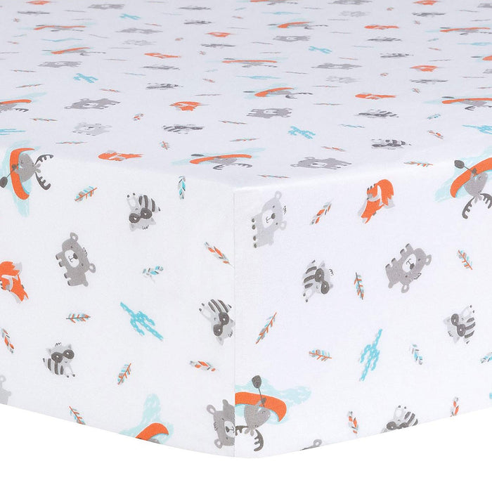 Trend Lab Moose Canoe 4-Piece Crib Bedding Set