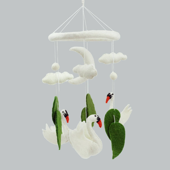 Baby Mobile - Swan - Nursery Decor