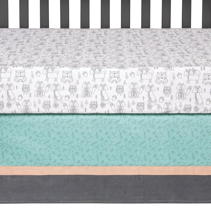 Trend Lab Sawyer 3 Piece Crib Bedding Set, Nursery