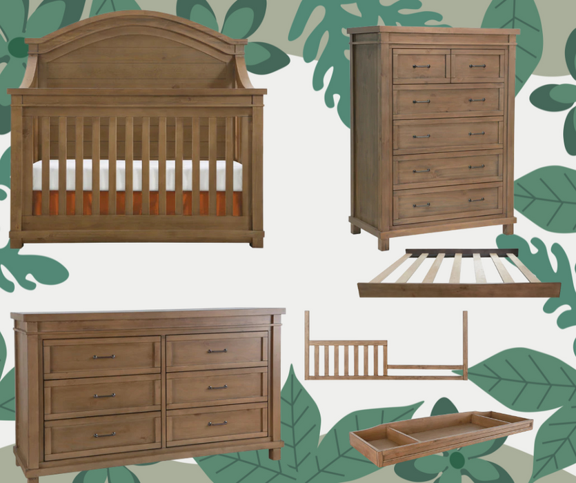 Appleseed Rowan 4 Piece Nursery Set Sandwash