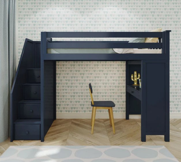 Jackpot Deluxe Staircase Loft Bed Study