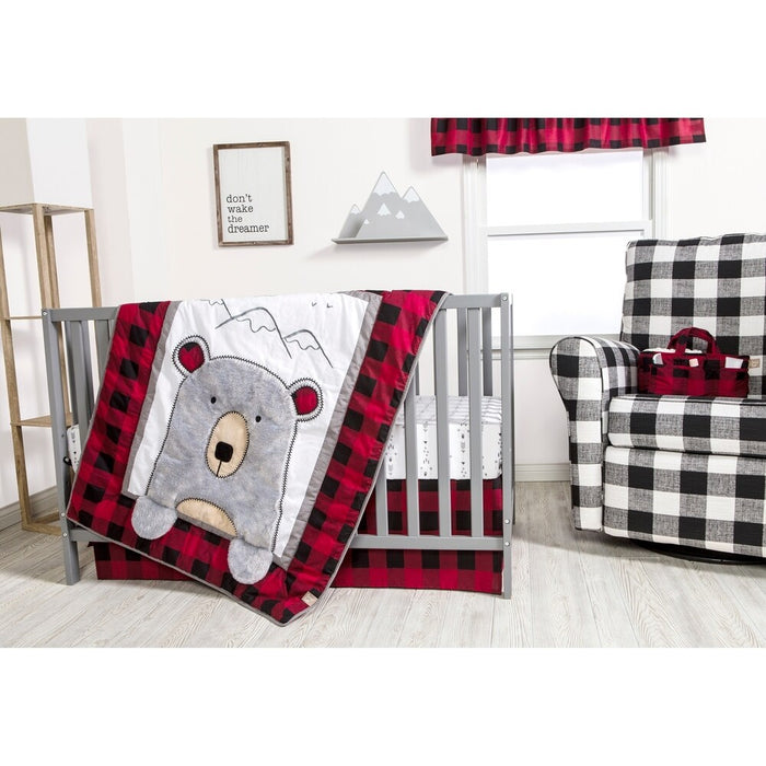 Trend Lab Peak-a-Bear 3 Piece Crib Bedding Set