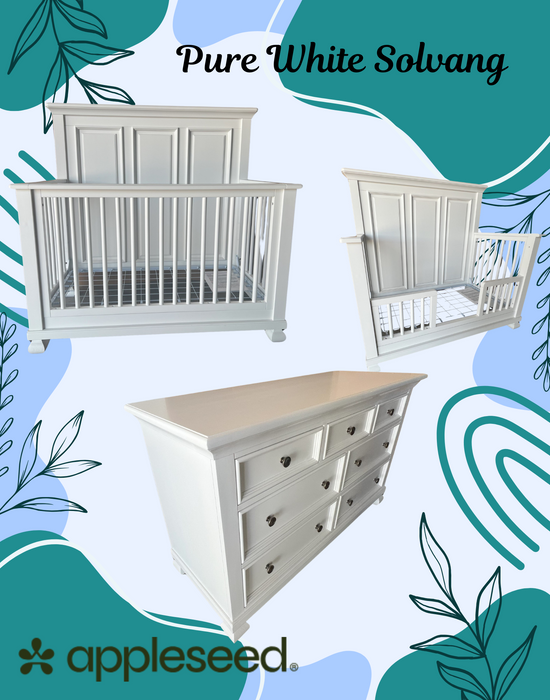 Appleseed Solvang Flat Top Crib