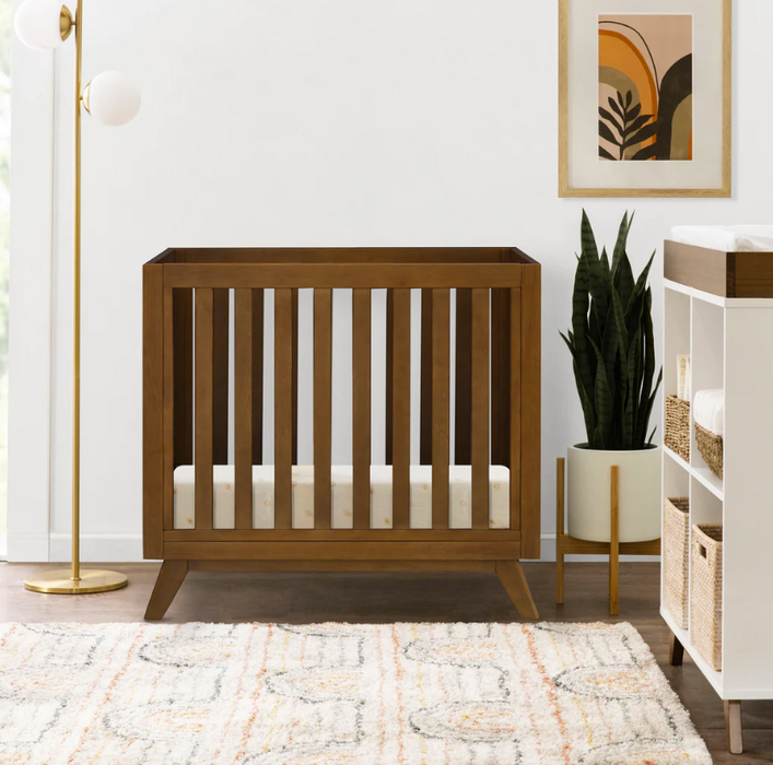 Otto 3-in-1 Convertible Mini Crib with 4" Mattress