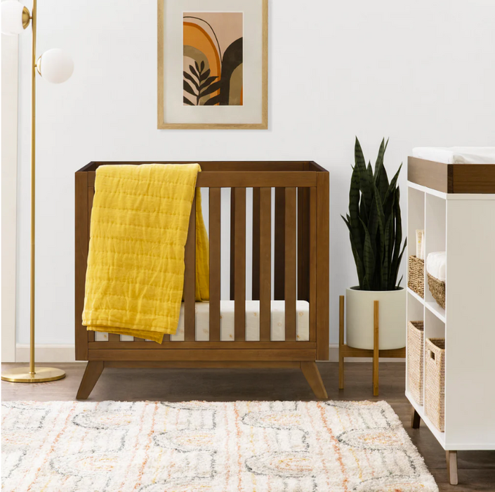 Otto 3-in-1 Convertible Mini Crib with 4" Mattress