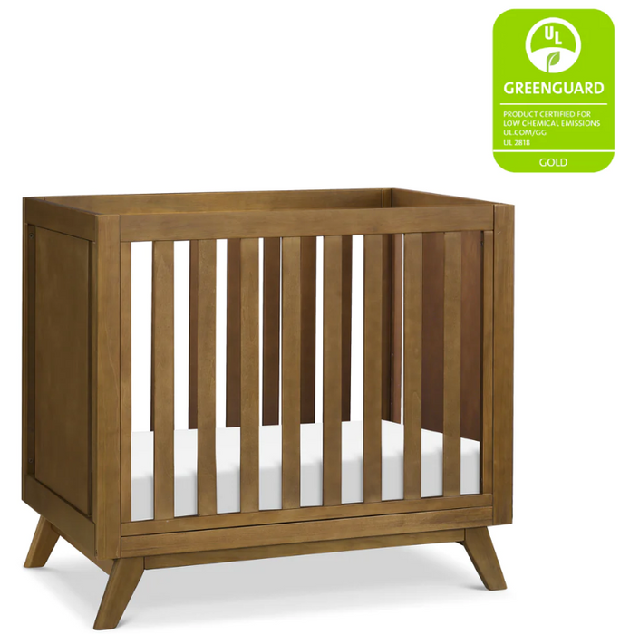 Otto 3-in-1 Convertible Mini Crib with 4" Mattress