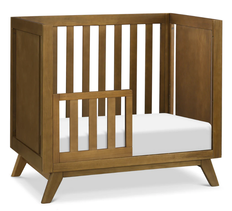 Otto 3-in-1 Convertible Mini Crib with 4" Mattress