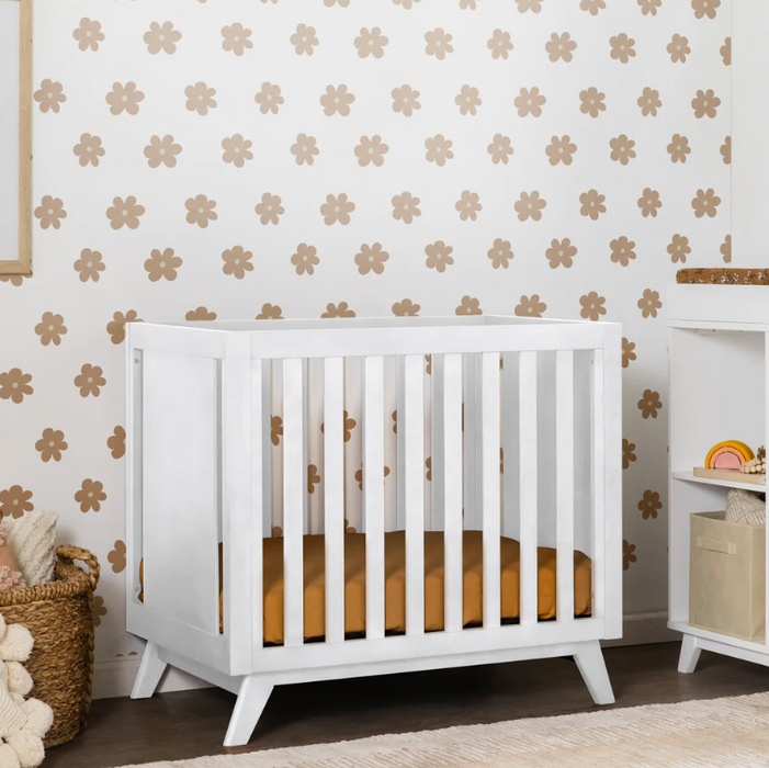 Otto 3-in-1 Convertible Mini Crib with 4" Mattress