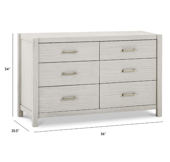 Monogram Hemsted 6-Drawer Assembled Dresser