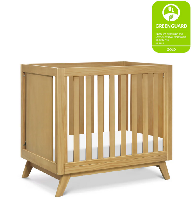 Otto 3-in-1 Convertible Mini Crib with 4" Mattress