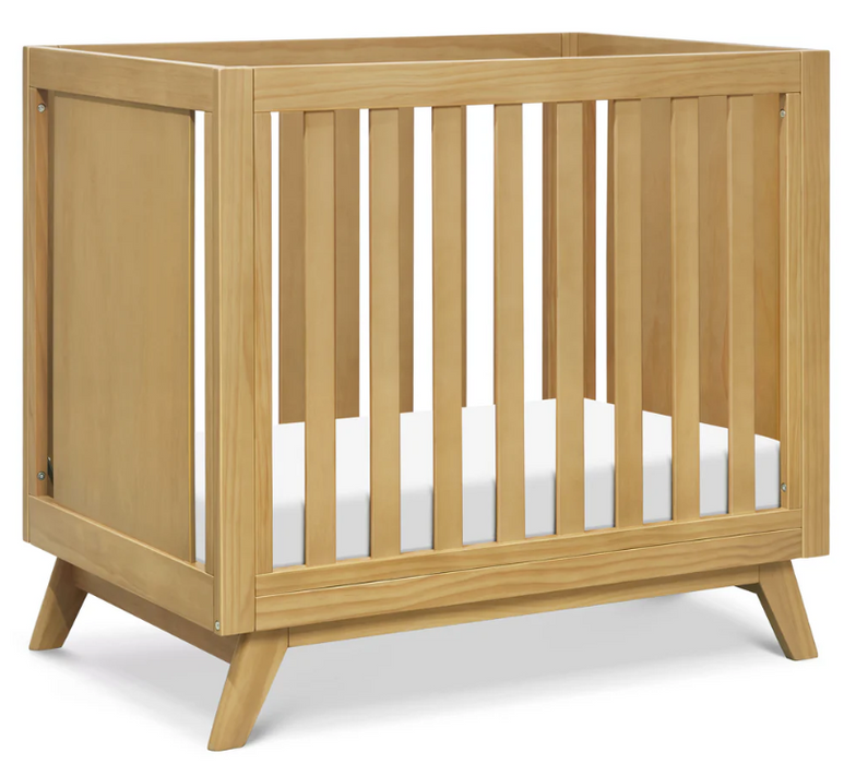 Otto 3-in-1 Convertible Mini Crib with 4" Mattress