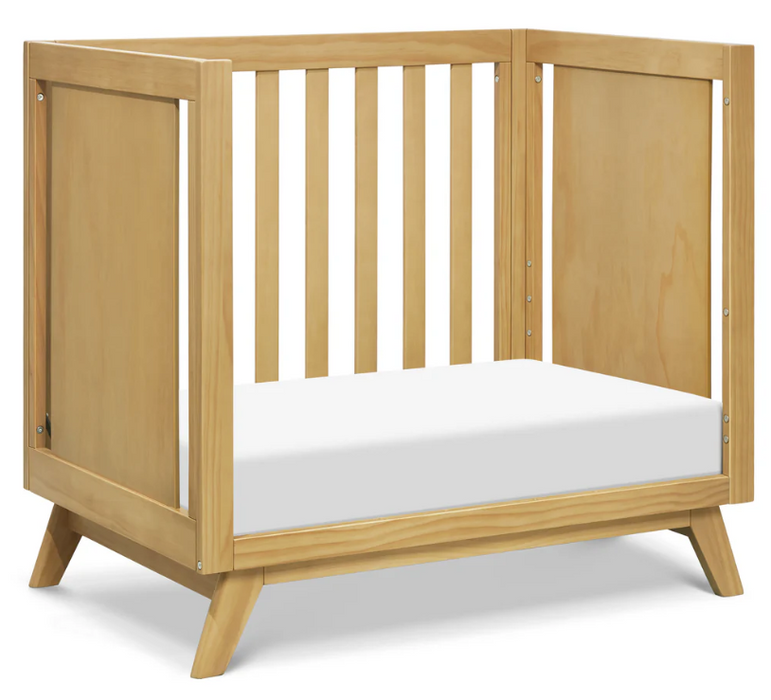 Otto 3-in-1 Convertible Mini Crib with 4" Mattress