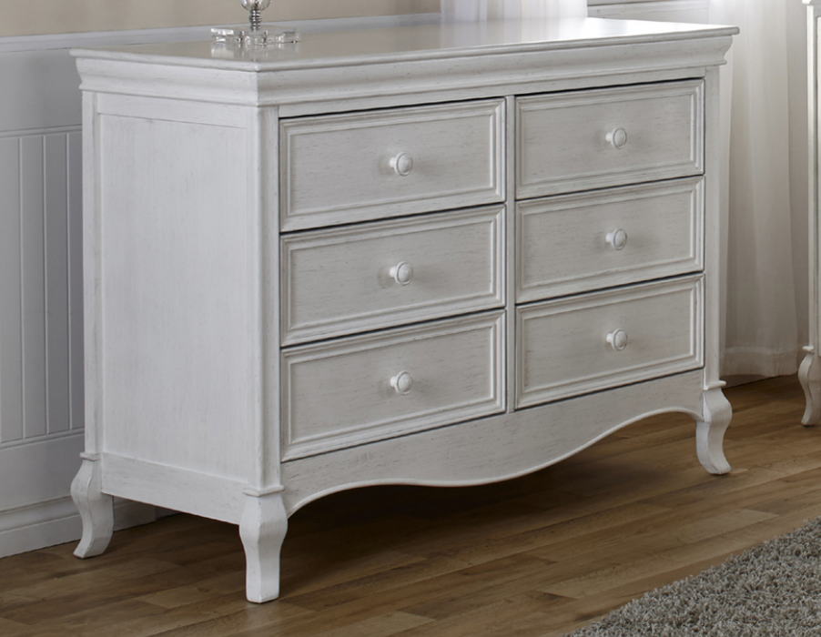 Pali Diamante Double Dresser in Vintage White