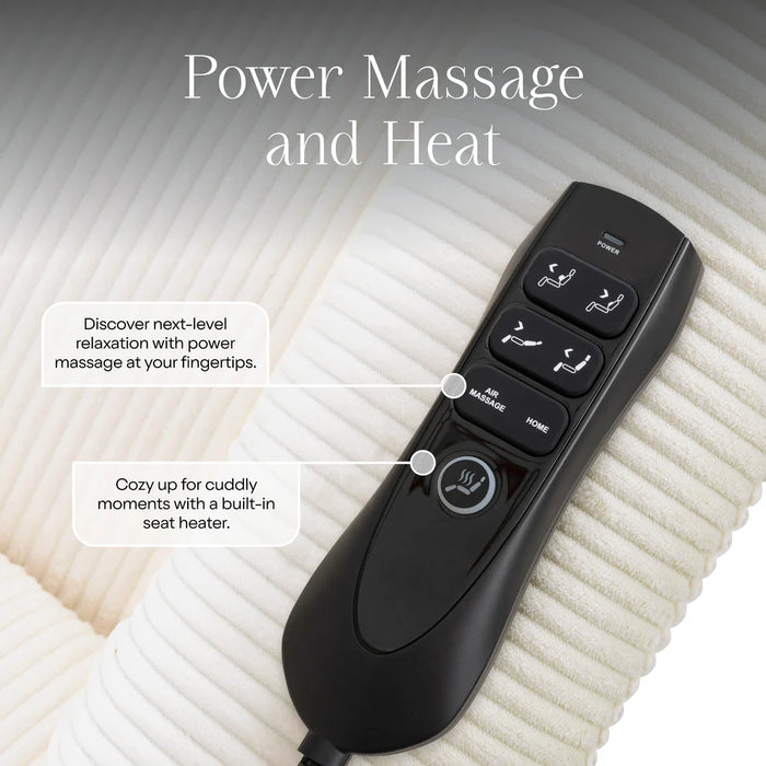 Monogram Willa Deluxe Power Recliner and Swivel Glider with Heat and Massage
