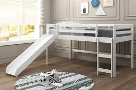 Clearance Canal House Twin Loft Bed with Slide