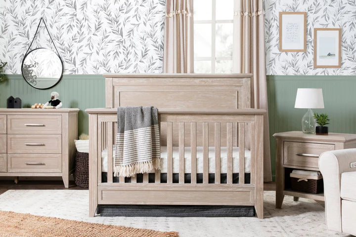 Monogram Beckett Rustic 4-in-1 Convertible Flat Top Crib