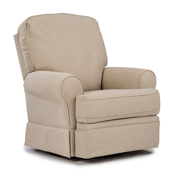 Best Chairs Juliana Swivel Glider Recliner-Choose from Custom Fabric Choices
