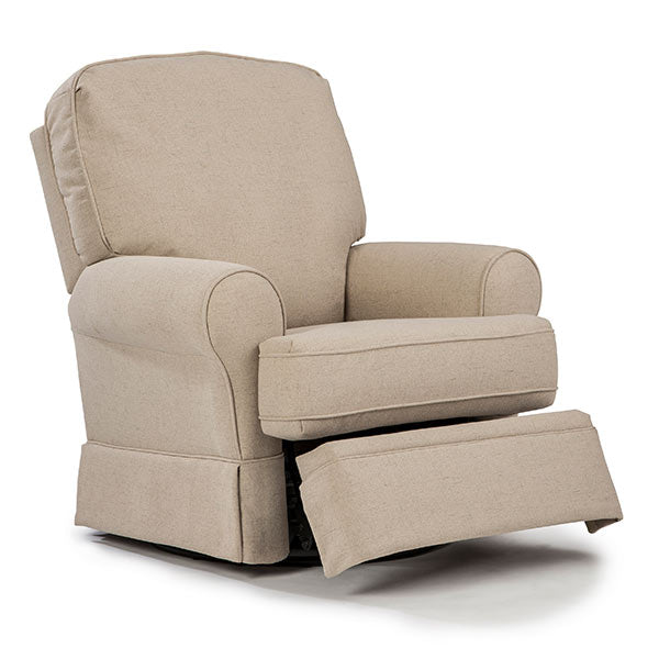 Best Chairs Juliana Swivel Glider Recliner-Choose from Custom Fabric Choices