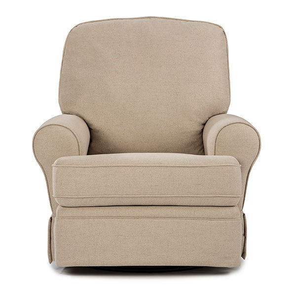 Best Chairs Juliana Swivel Glider Recliner-Choose from Custom Fabric Choices