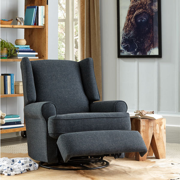 Best Chairs Logan Swivel Glider Recliner