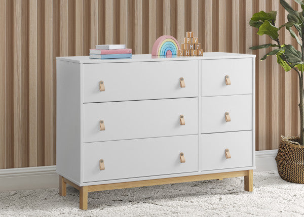 babyGap Legacy 6 Drawer Dresser with Leather Pulls and Interlocking Drawers