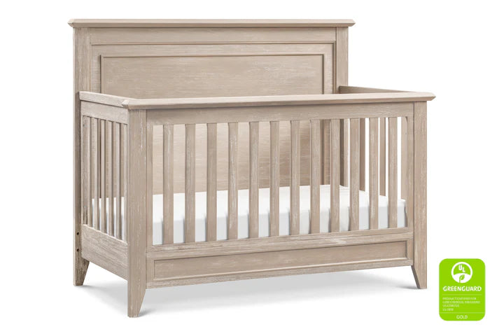 Sale Ends 10/14 Monogram Beckett Rustic 4-in-1 Convertible Flat Top Crib