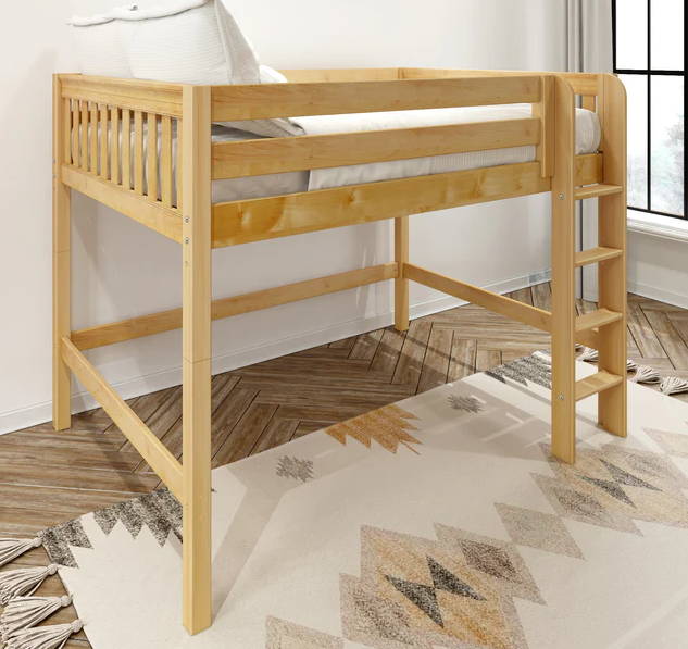 Maxtrix Full Mid Loft Bed (800 Lbs. Rating)