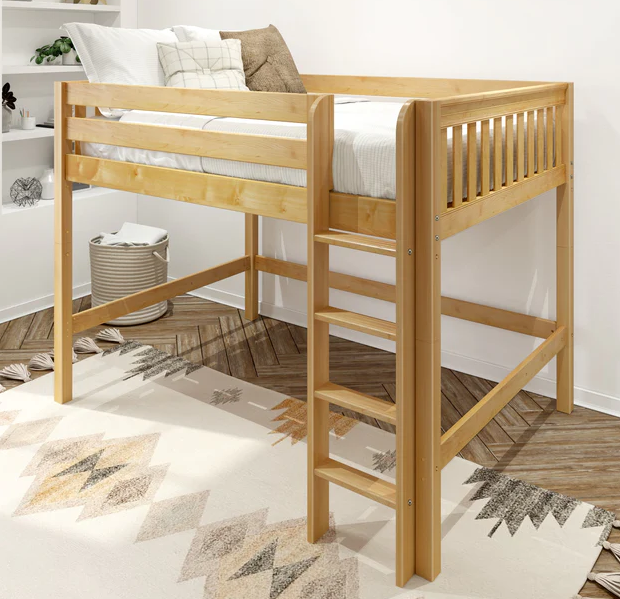 Maxtrix Full Mid Loft Bed (800 Lbs. Rating)