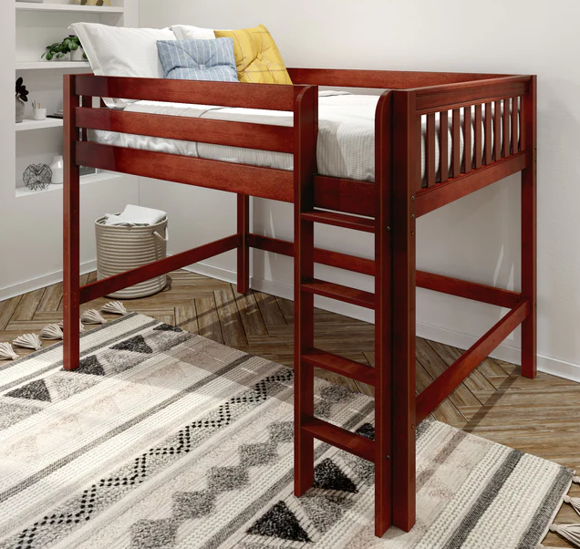 Maxtrix Full Mid Loft Bed (800 Lbs. Rating)