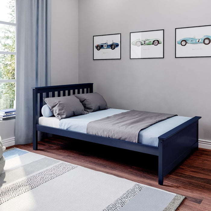 M3 Full Bed with Slat Headboard & Foot Panel + Slat Roll 400lbs rating