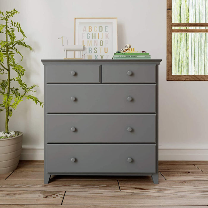 Jackpot Deluxe 2 over 3 5-Drawer Dresser