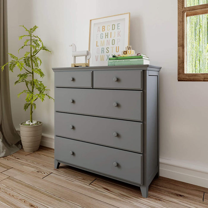 Jackpot Deluxe 2 over 3 5-Drawer Dresser