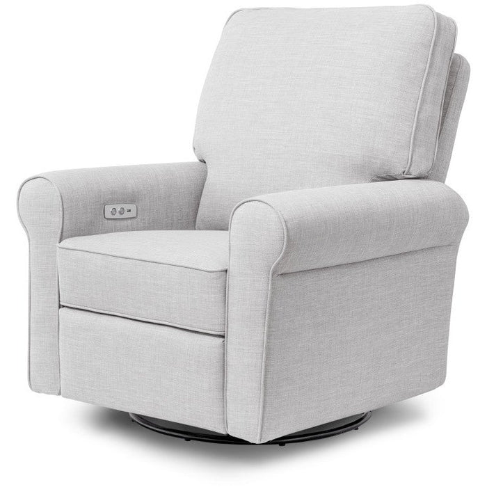 Monogram Power Monroe Recliner and Swivel Glider in Eco-Performance Fabric with USB port | Water Repellent & Stain Resistant