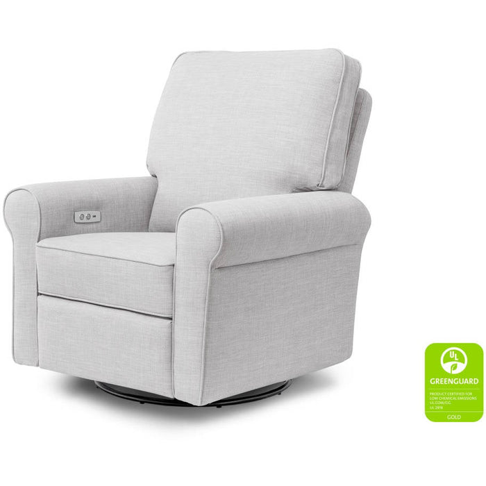 Monogram Power Monroe Recliner and Swivel Glider in Eco-Performance Fabric with USB port | Water Repellent & Stain Resistant