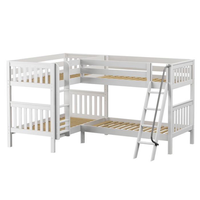 Maxtrix Twin Medium Corner Bunk Bed (800 Lbs. Rating)