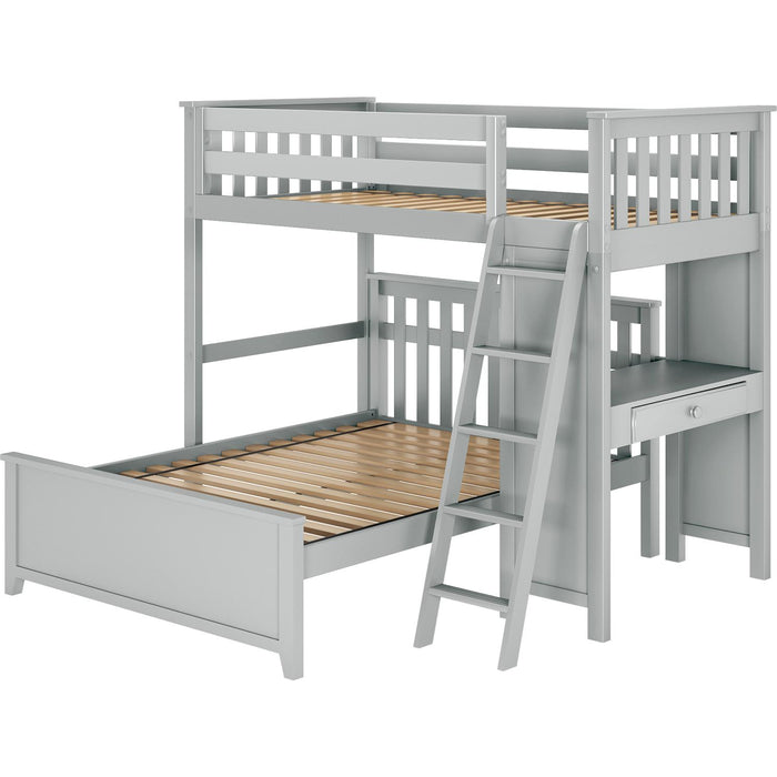 Jackpot Deluxe Leg Loft Bed Study + Full Bed