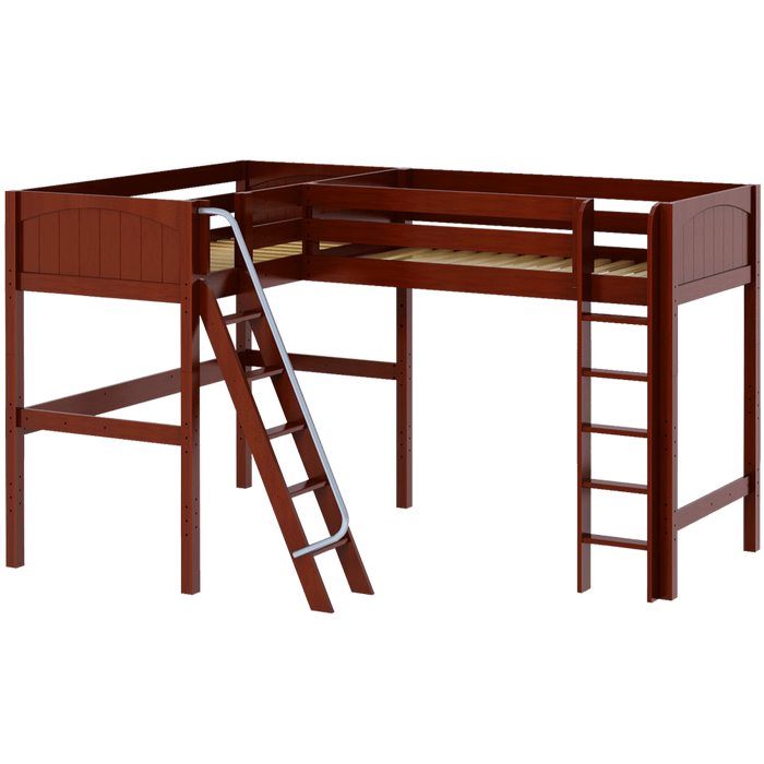 Maxtrix Twin High Corner Loft Bed (800 Lbs. Rating)