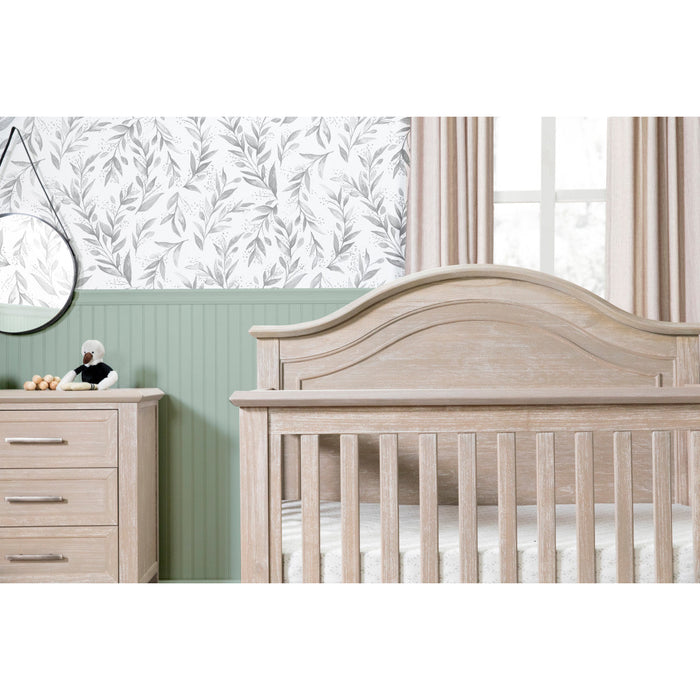 Monogram Beckett Rustic 4-in-1 Convertible Curve Top Crib