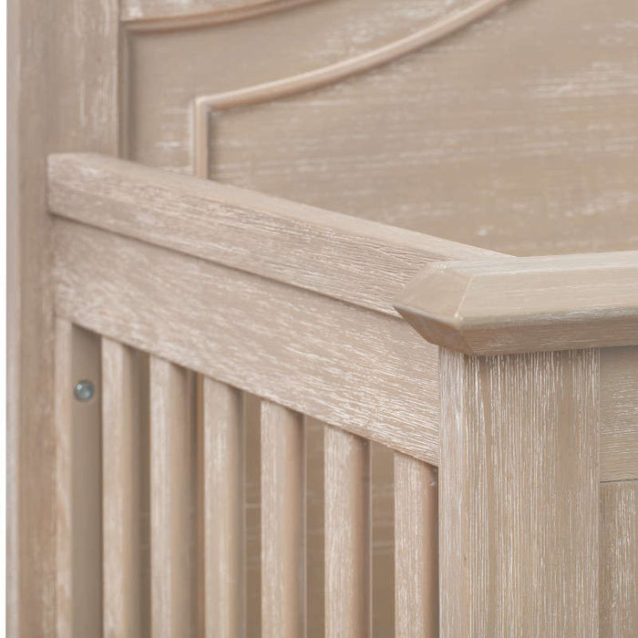 Monogram Beckett Rustic 4-in-1 Convertible Curve Top Crib