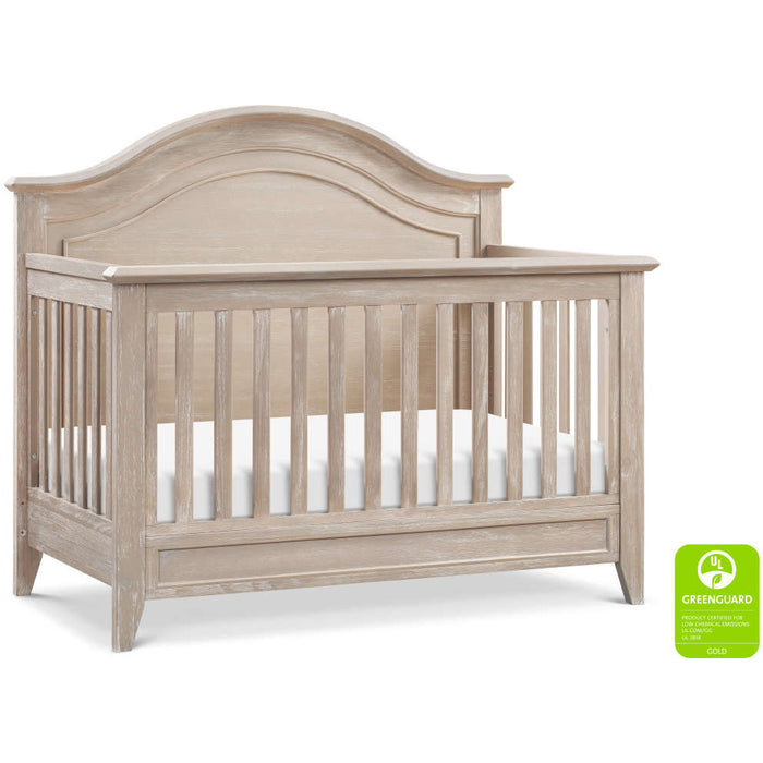 Monogram Beckett Rustic 4-in-1 Convertible Curve Top Crib