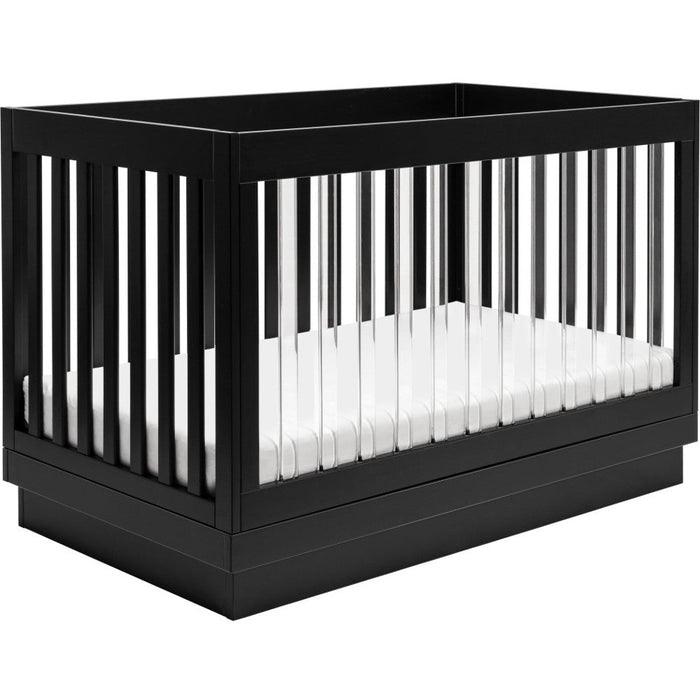 Babyletto Harlow 3-in-1 Convertible Acrylic Crib with Toddler Bed Conversion Kit