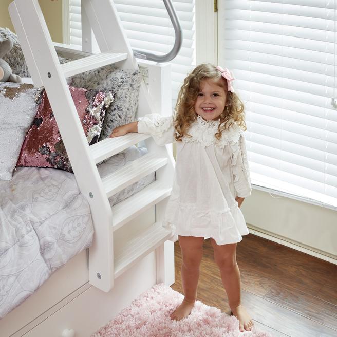 Maxtrix Twin over Full Medium Bunk Bed + Slide (800 Lbs. Rating)