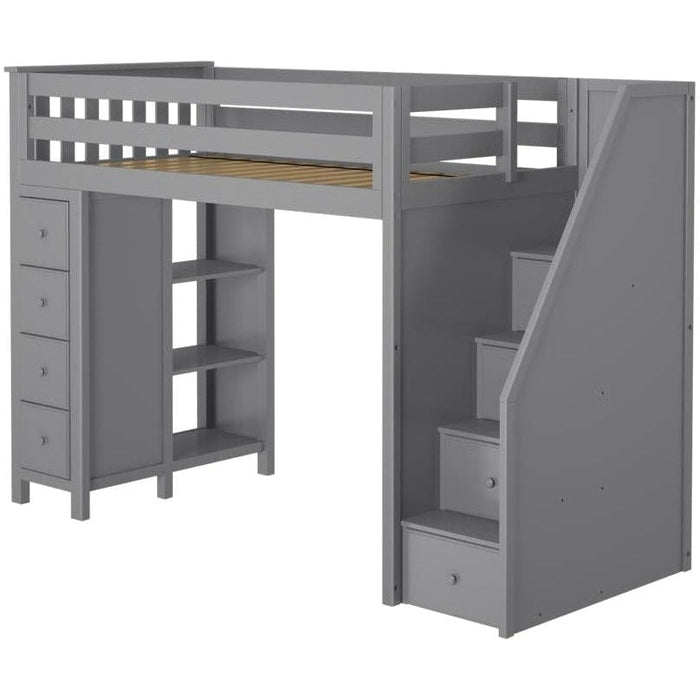 Jackpot Deluxe Staircase Loft Bed Storage
