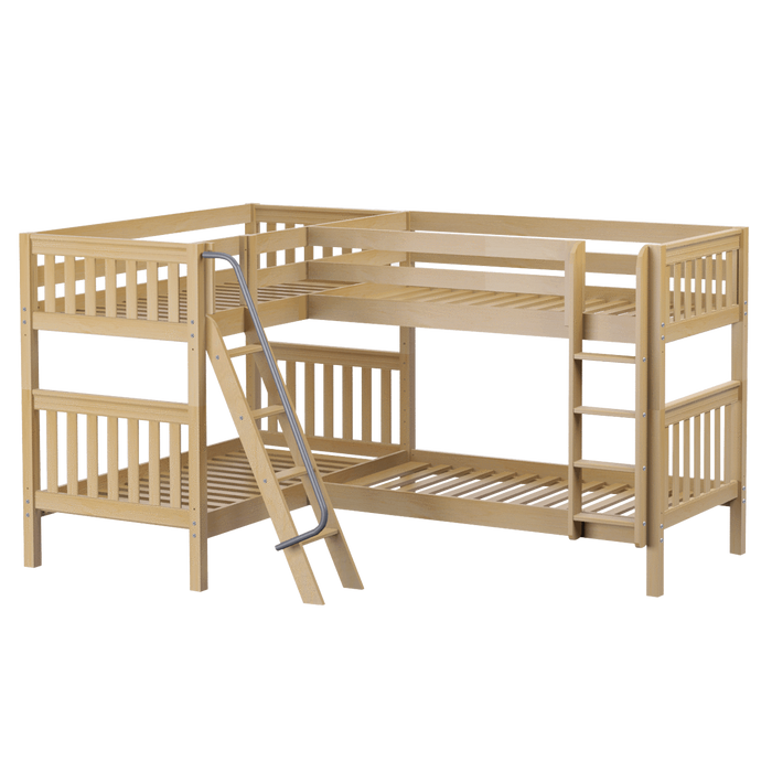 Maxtrix Twin High Corner Bunk Bed (800 Lbs. Rating)