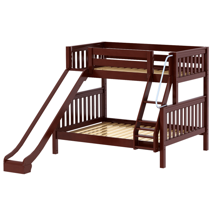 Maxtrix Twin over Full Medium Bunk Bed + Slide (800 Lbs. Rating)
