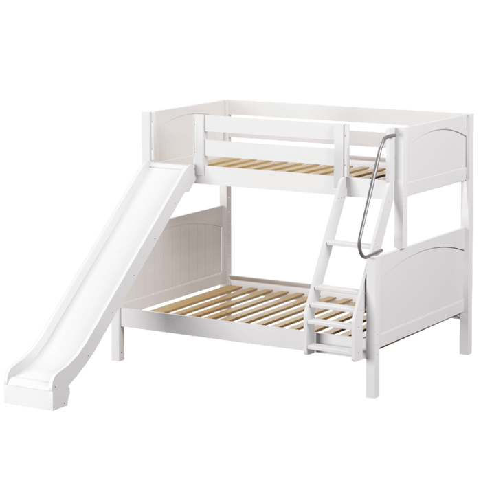 Maxtrix Twin over Full Medium Bunk Bed + Slide (800 Lbs. Rating)